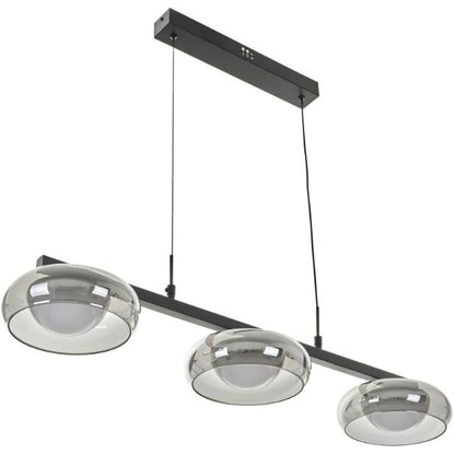 Полилей със смарт управление Novice, черен, led 55W, 2424lm, 3000-6000k, 4019/3p bk