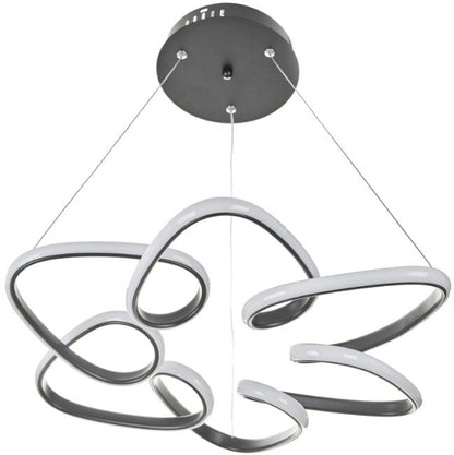 Полилей Leo, черен, led 68w, 4000k, 2305 bk