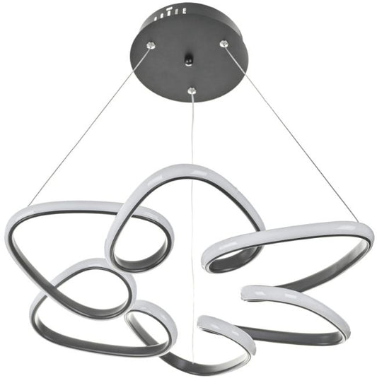 Полилей Leo, черен, led 68w, 4000k, 2305 bk