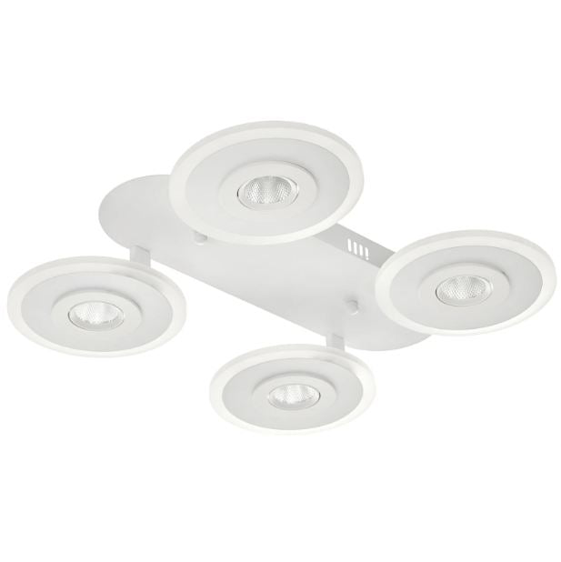 Плафон Lander, бял, led 84w, 3000-6000k, 2780/4