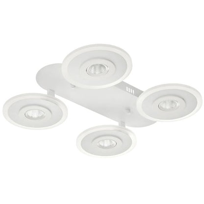 Плафон Lander, бял, led 84w, 3000-6000k, 2780/4