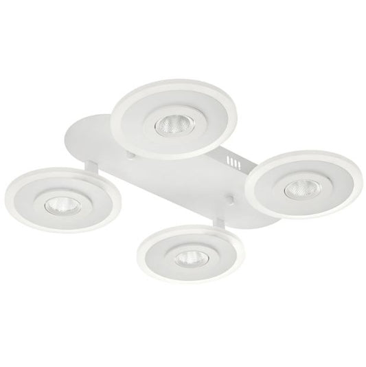 Плафон Lander, бял, led 84w, 3000-6000k, 2780/4