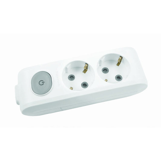 Разклонител Панасоник двойка без кабел+ключ бял WLTA0420-2WH