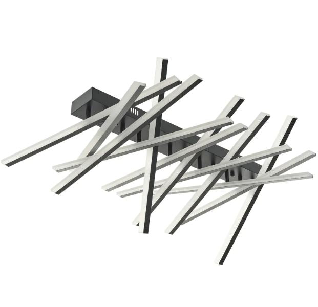 Полилей със смарт управление Ophidian, черен, led 100w, 3000-6000k, 4129/12TU BK