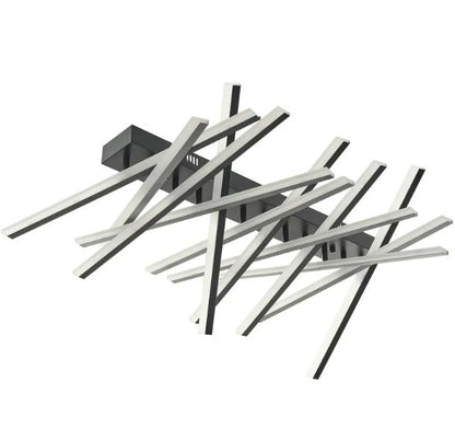 Полилей със смарт управление Ophidian, черен, led 100w, 3000-6000k, 4129/12TU BK