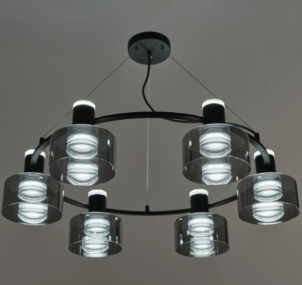 Полилей Nouvelle, черен, led 36w, 4000k, 2804R/6 BK