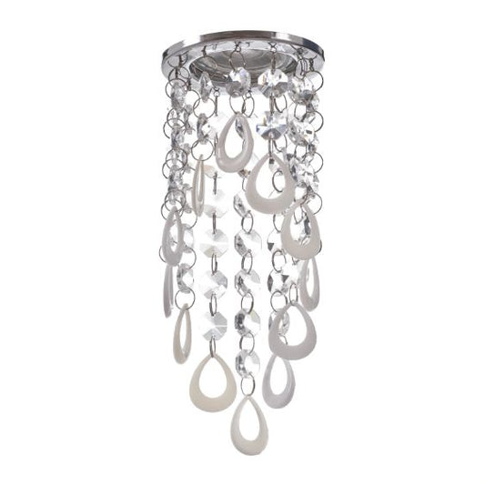 Кристална луна, хром, 1x40w, 1691 ch