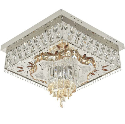 Плафониера Dubai, хром, led 36w, 3000-6000k+RGB, 4057/500