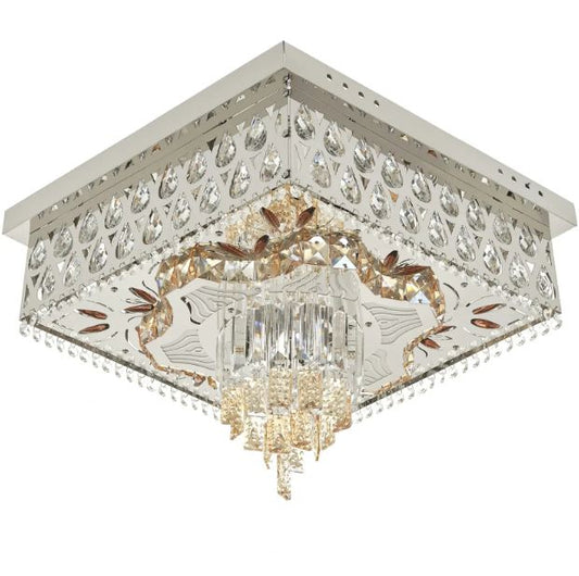 Плафониера Dubai, хром, led 36w, 3000-6000k+RGB, 4057/500