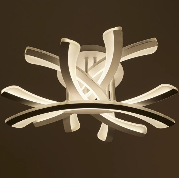 Плафон Nightflyer, черен, led 120w, 3000-6000k, 2791 BK