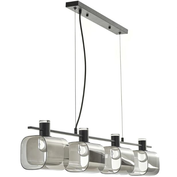 Полилей Nouvelle, черен, led 24w, 4000k, 2804L/4 BK
