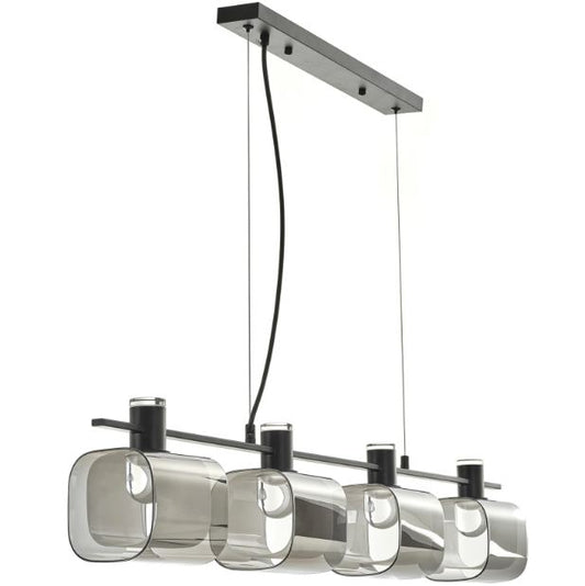 Полилей Nouvelle, черен, led 24w, 4000k, 2804L/4 BK