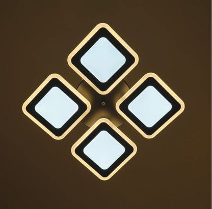 Плафон Cole със смарт управление, черен, led 136w, 3000-6000k, 2810BK/4T