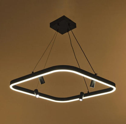 Полилей Aiden със смарт управление, черен, led 98w, 3000-6000k, 2809BK/60T