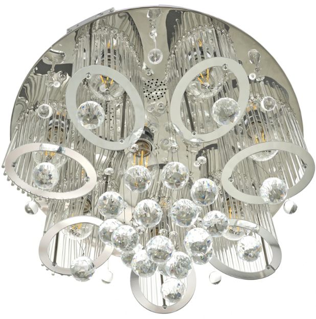 Плафон Dream, хром, 7xE27+led 9w, 3085/50 CH