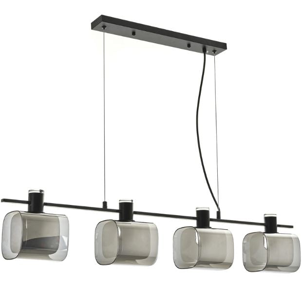 Полилей Nouvelle, черен, led 24w, 4000k, 2804L/4 BK