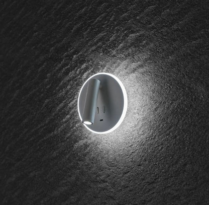 Спот La Rochelle с usb C, бял, led 11w, 3000k+4000к, 3066 swh