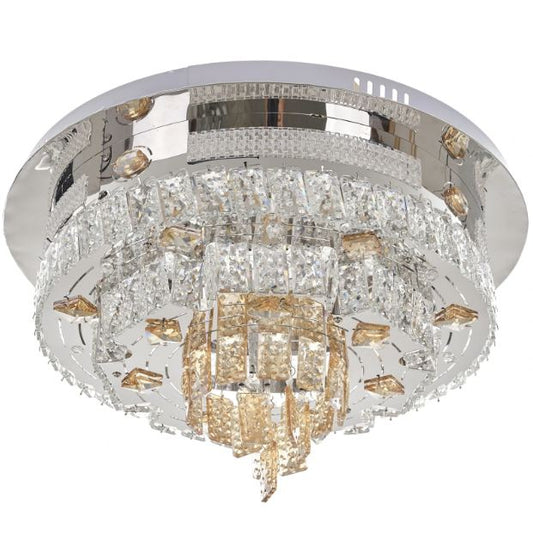 Плафон Telde, хром, led 50w, RGB, 2700-6000k, 2850/50