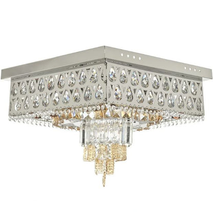 Плафониера Dubai, хром, led 36w, 3000-6000k+RGB, 4057/500