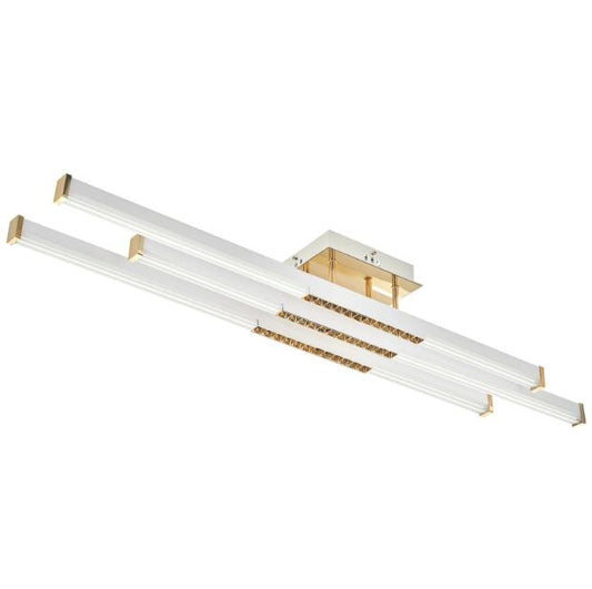 Плафон Scordia, златен, led 66w, 3000-6000k, 3054/3 GD