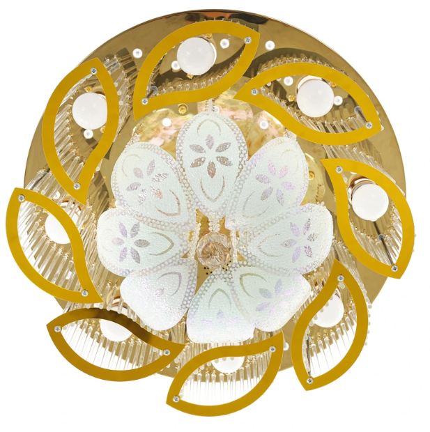 Плафон Chimera, златен, led RGB 10xe27, 3084/50 gd