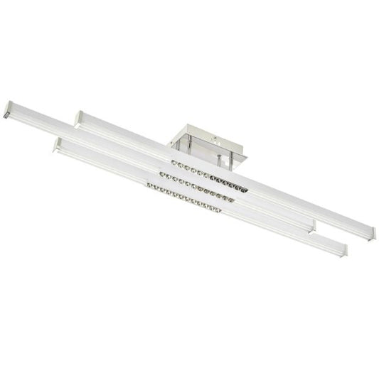 Плафон Scordia със смарт управление, хром, led 66w, 3000-6000k, 3054/3 CH