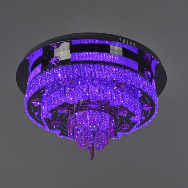 Плафон Telde, хром, led 70w, RGB, 2700-6000k, 2850/60