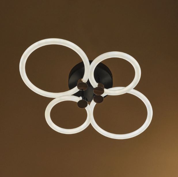 Плафон Levi със смарт управление, бял, led 68w, 3000-6000k, 2813WH/4T