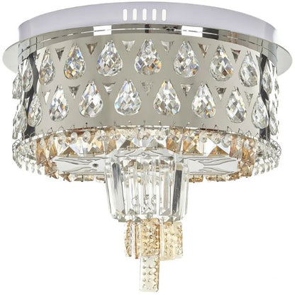 Плафониера Dubai, хром, led 24w, 3000-6000k+RGB, 4056/400