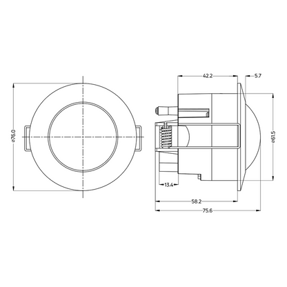 Сензор за движение, за вграждане / SDV