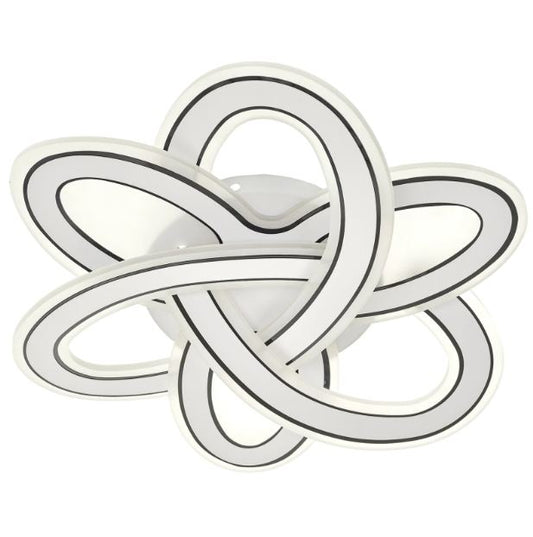 Плафон Carnation, бял, led 3000-6000k, 2742t