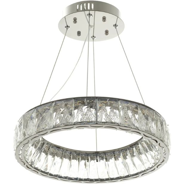 Полилей Cristalflow, хром, led 76w, 3000-6500k, 4279/400 CH