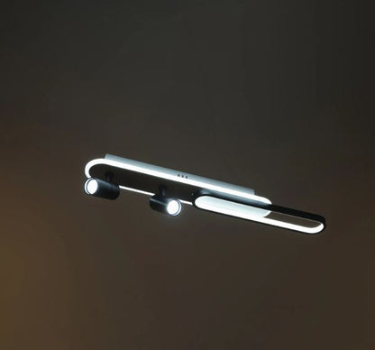 Плафон Evora със смарт управление, черен, led 55w, 3000-6000k, 2828T