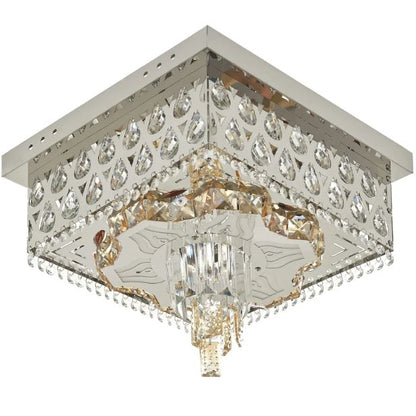 Плафониера Dubai, хром, led 24w, 3000-6000k+RGB, 4057/400