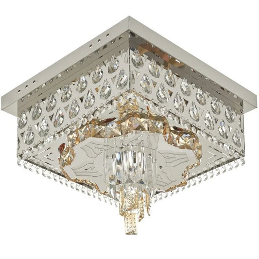 Плафониера Dubai, хром, led 24w, 3000-6000k+RGB, 4057/400