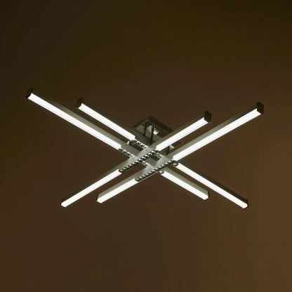 Плафон Scordia със смарт управление, хром, led 100w, 3000-6000k, 3054/4 CH