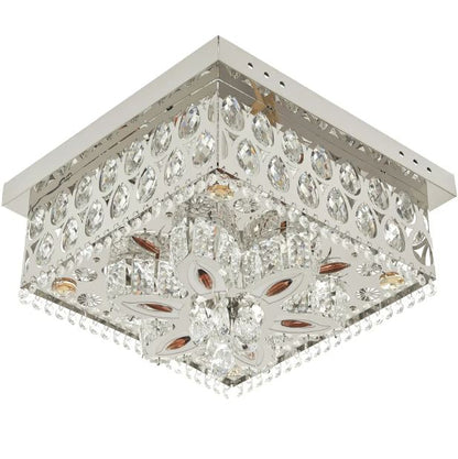 Плафониера Zara, хром, led 24w, 3000-6000k+RGB, 4059/400