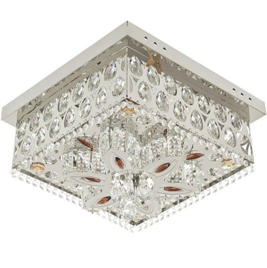 Плафониера Zara, хром, led 24w, 3000-6000k+RGB, 4059/400