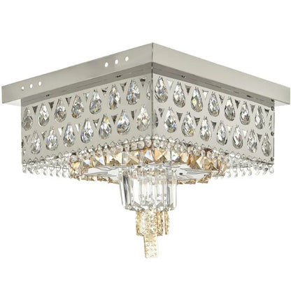 Плафониера Dubai, хром, led 24w, 3000-6000k+RGB, 4057/400