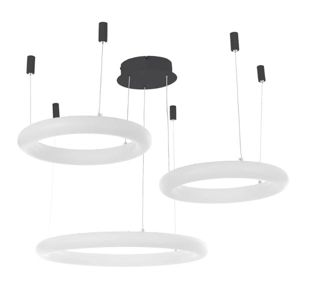 Полилей roller, черен, led 84w, 4000k-3000k, 2262 bk