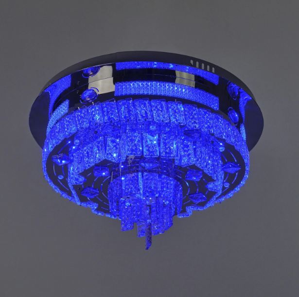 Плафон Telde, хром, led 50w, RGB, 2700-6000k, 2850/50