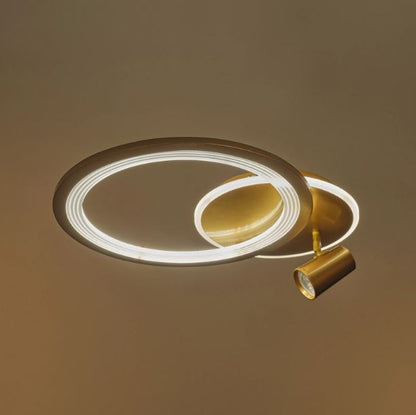 Плафон Cassiopeia със смарт управление, златен, led 69w, 6900lm, 3000-6000k, 2815GD/1+1