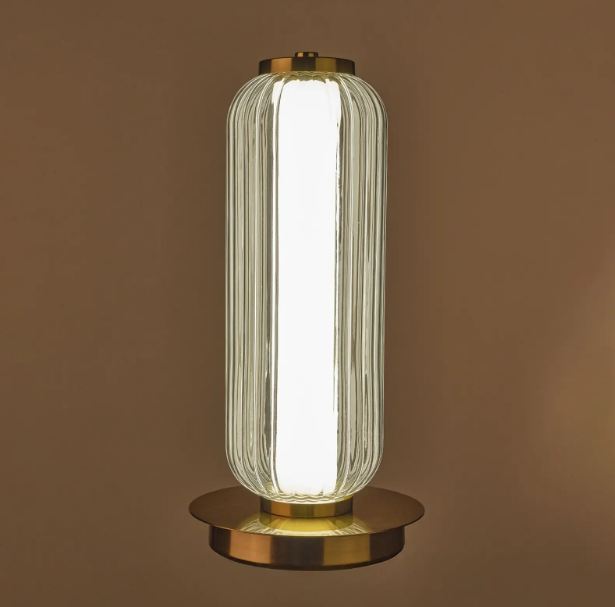 Настолна лампа Cronus, матирано злато, led 15w, 4000k, 4244/TL CP