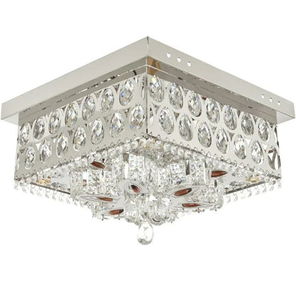 Плафониера Zara, хром, led 24w, 3000-6000k+RGB, 4059/400