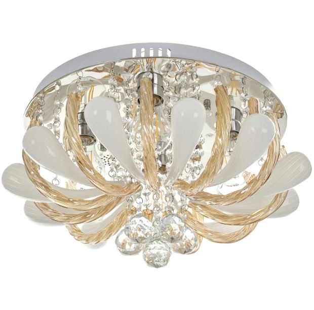 Плофон Namib, хром, 4xE27+led 9w, 3081/40 CH