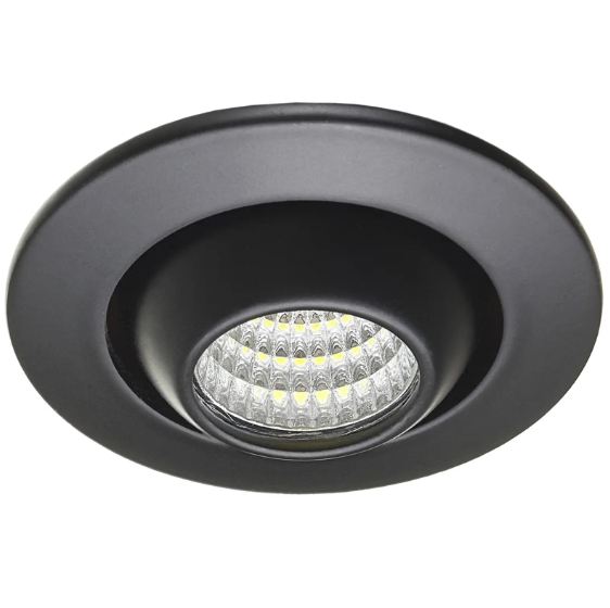 Луна за вграждане Cosmo, черен, led 3w, 3000-6000k, 4117/R BK
