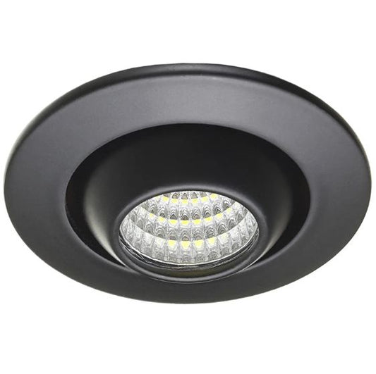 Луна за вграждане Cosmo, черен, led 3w, 3000-6000k, 4117/R BK
