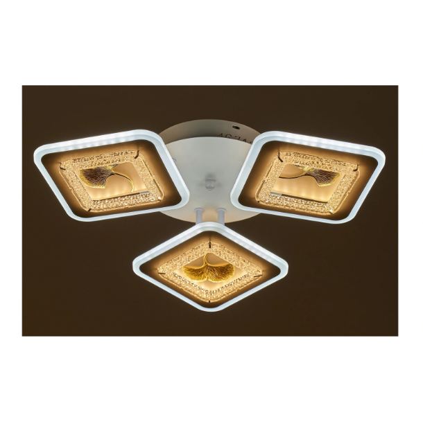 Плафон shine, бял, led 96w, 3000K-4000K-6000K, 2488/96W