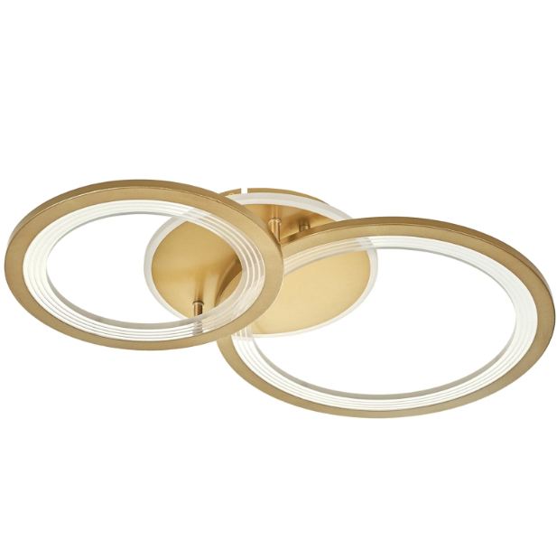 Плафон Cassiopeia със смарт управление, златен, led 92w, 9200lm, 3000-6000k,2815GD/2T