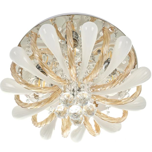 Плофон Namib, хром, 4xE27+led 9w, 3081/40 CH